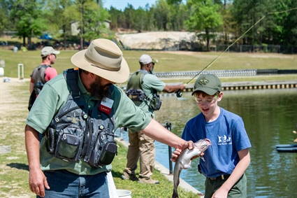 Pechmann Fishing Education Center Offers Boy Scout Merit Badge Clinic