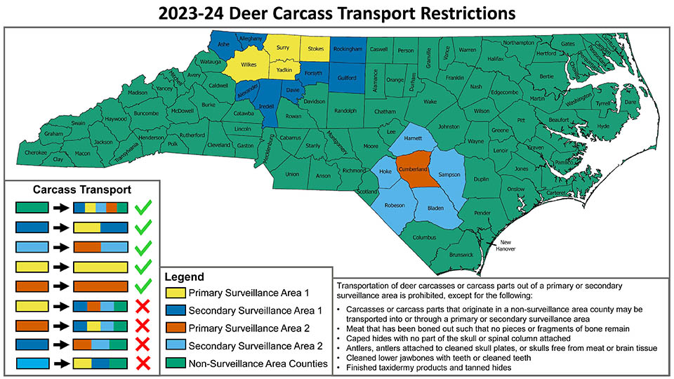 Deer Carcass Transportation Regulations