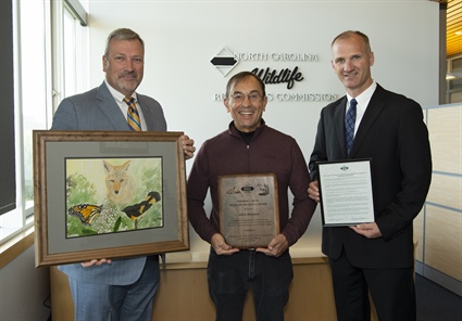 Allen Boynton Receives Thomas L. Quay Wildlife Diversity Award